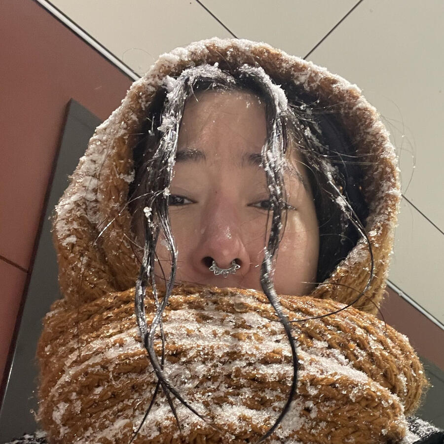 Disappears in 0.5m snow
